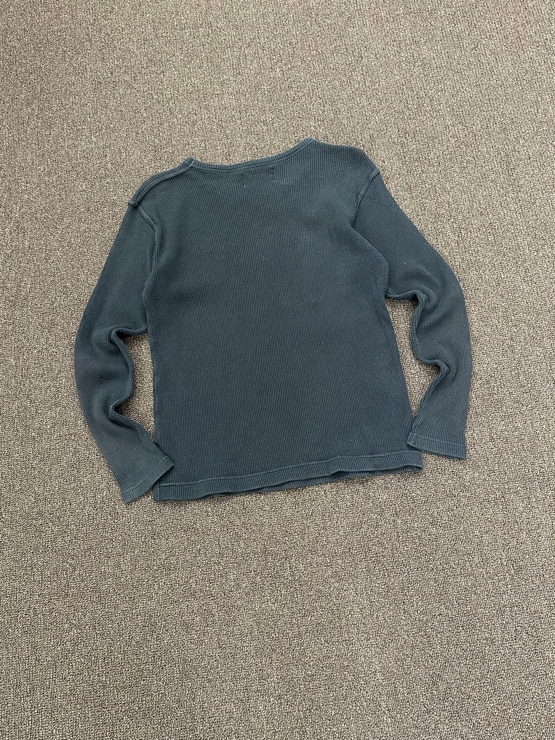 M)에드윈 빈티지 네이비 와플 롱슬리브 상품이미지5