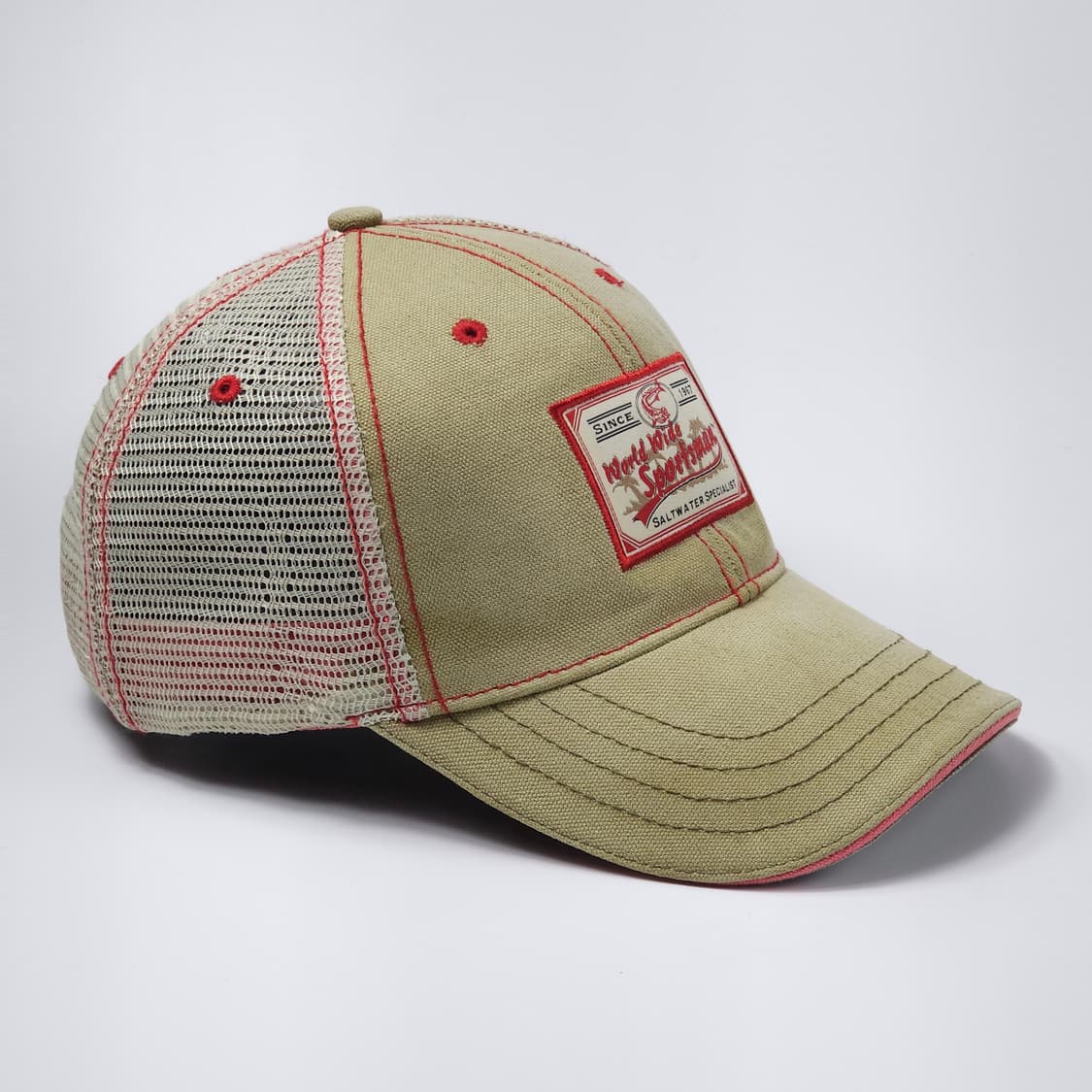 월드와이드스포츠맨 아메리칸 빈티지 피싱 메쉬 볼캡 모자 상품이미지3