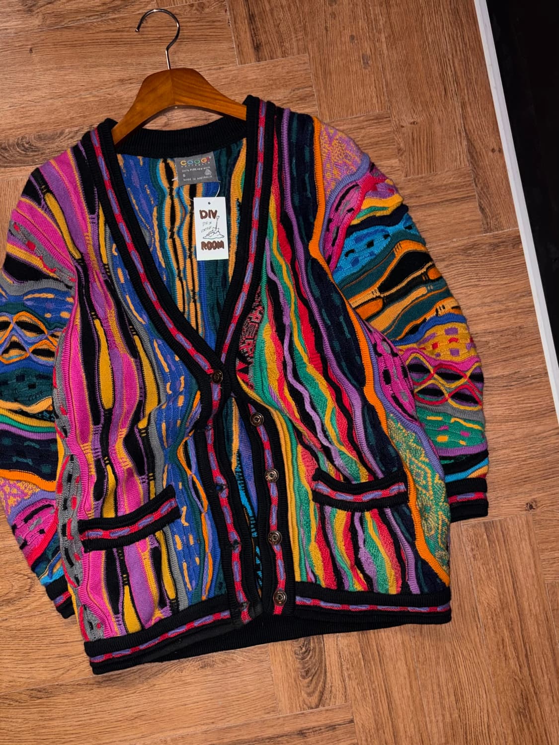 쿠지 케이블 가디건 상품이미지1