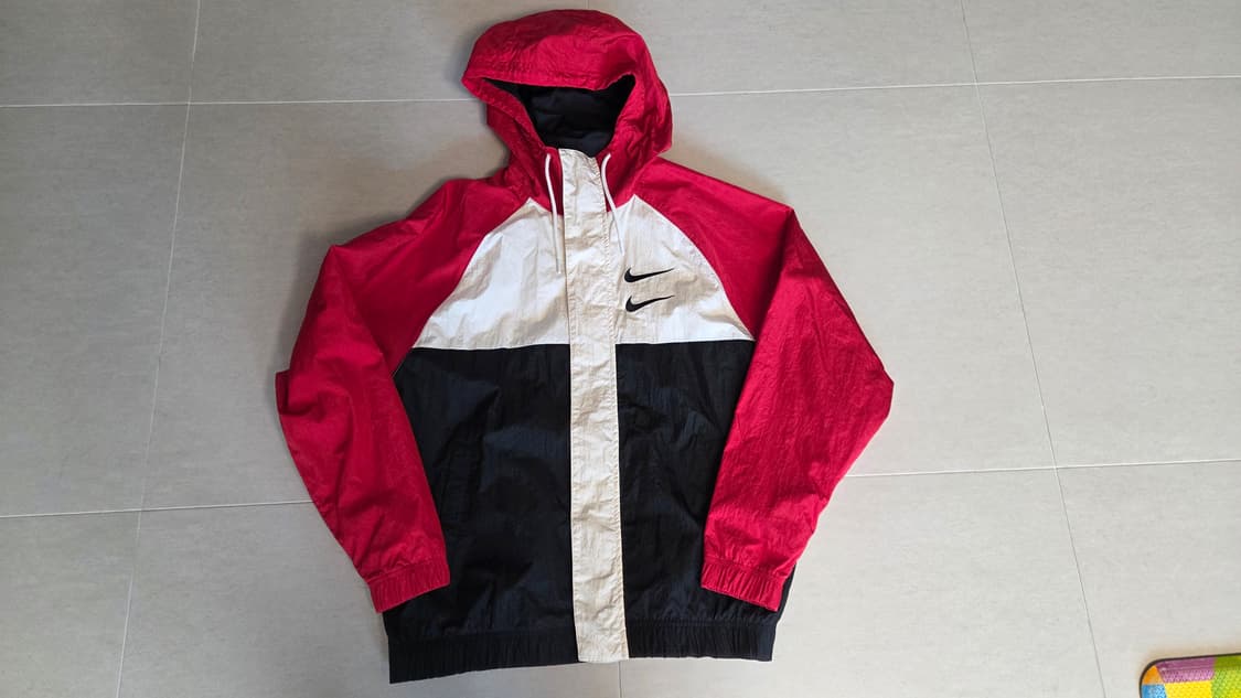 나이키 더블 스우시 우븐 바람막이 점퍼 상품이미지2