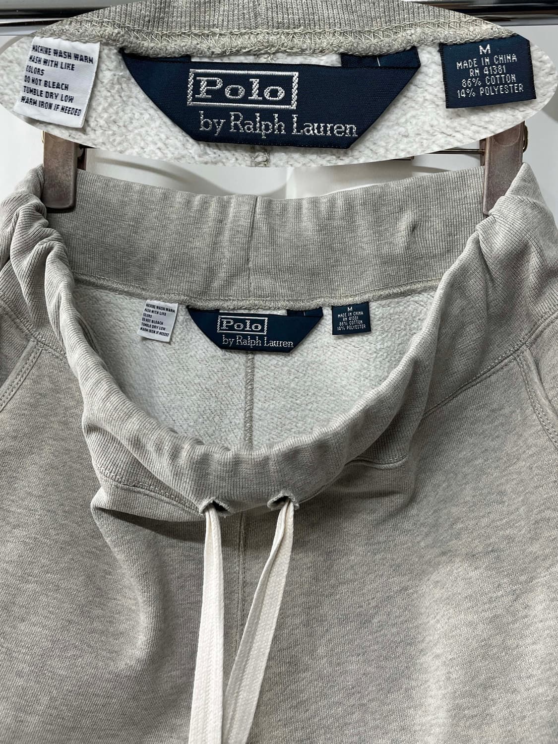 폴로 랄프로렌 버지니아 엠브로이더리 멜란지 스웻팬츠 상품이미지3