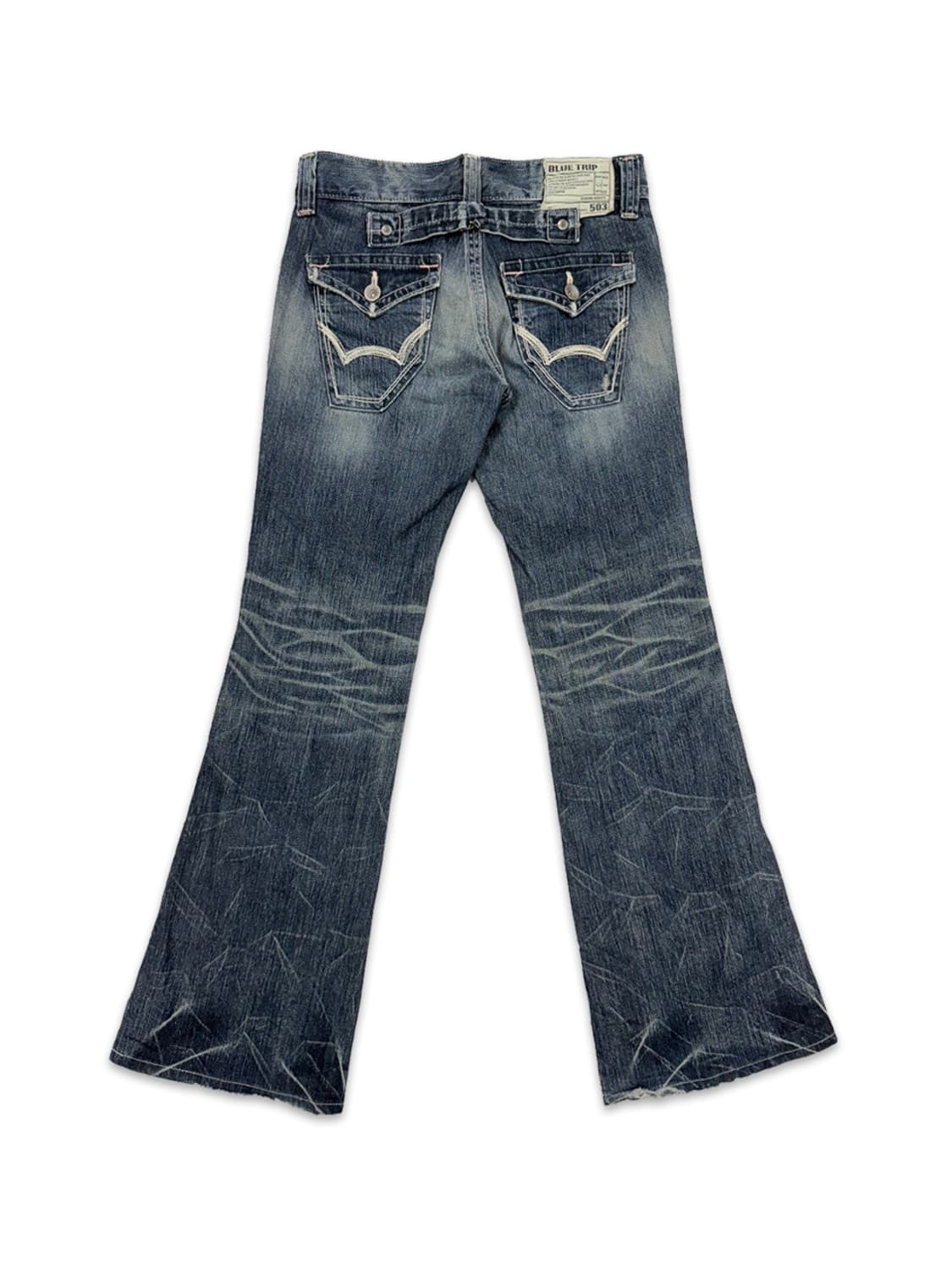 빈티지 EDWIN 로우라이즈 부츠컷 팬츠 상품이미지1