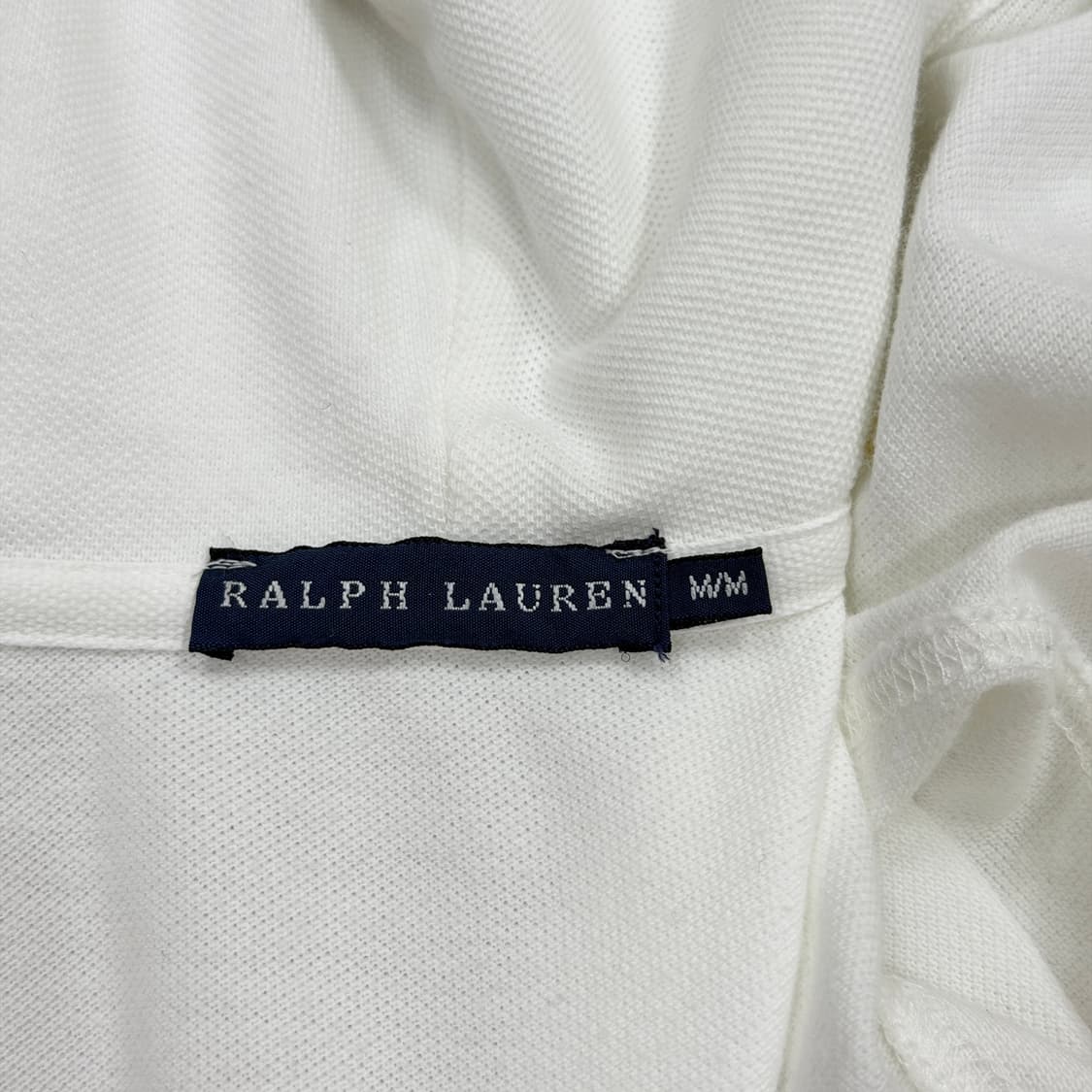 폴로 랄프로렌 포니 딱붙핏 후드집업 자켓 화이트 M 상품이미지4