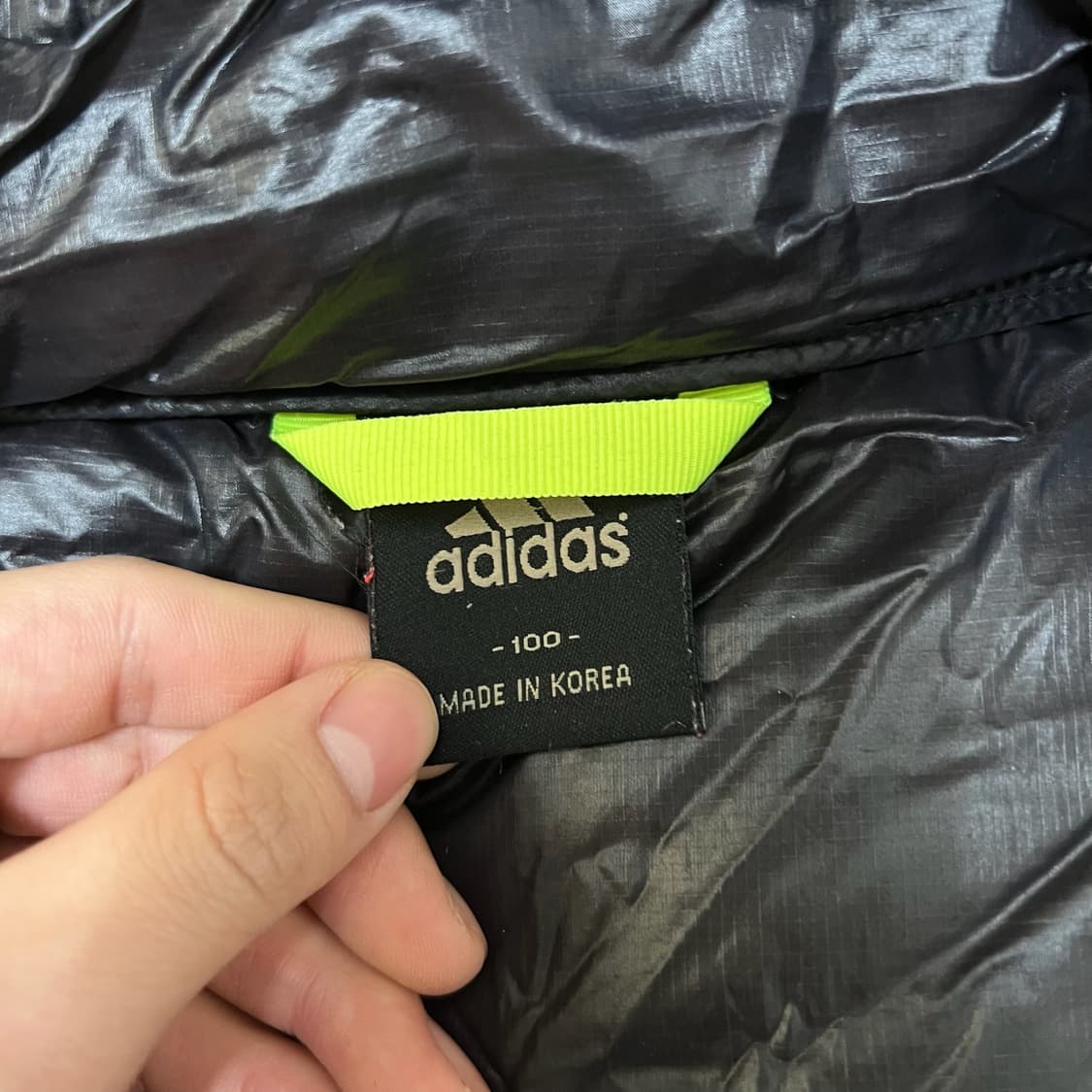 아디다스 남성 구스다운 후드 패딩 L/100  상품이미지5