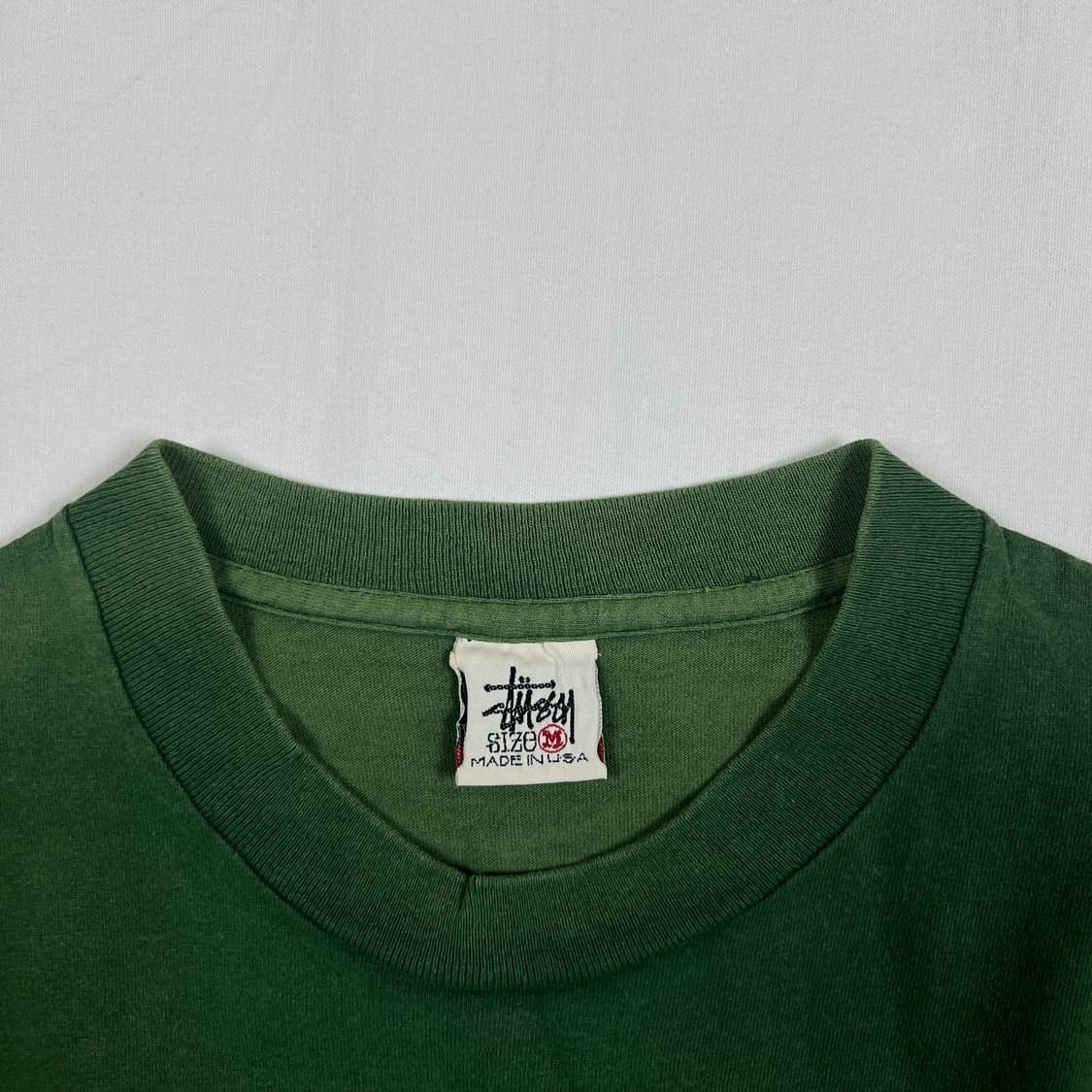 90‘s 스투시 spanning the globe 프린트 반팔티 상품이미지7