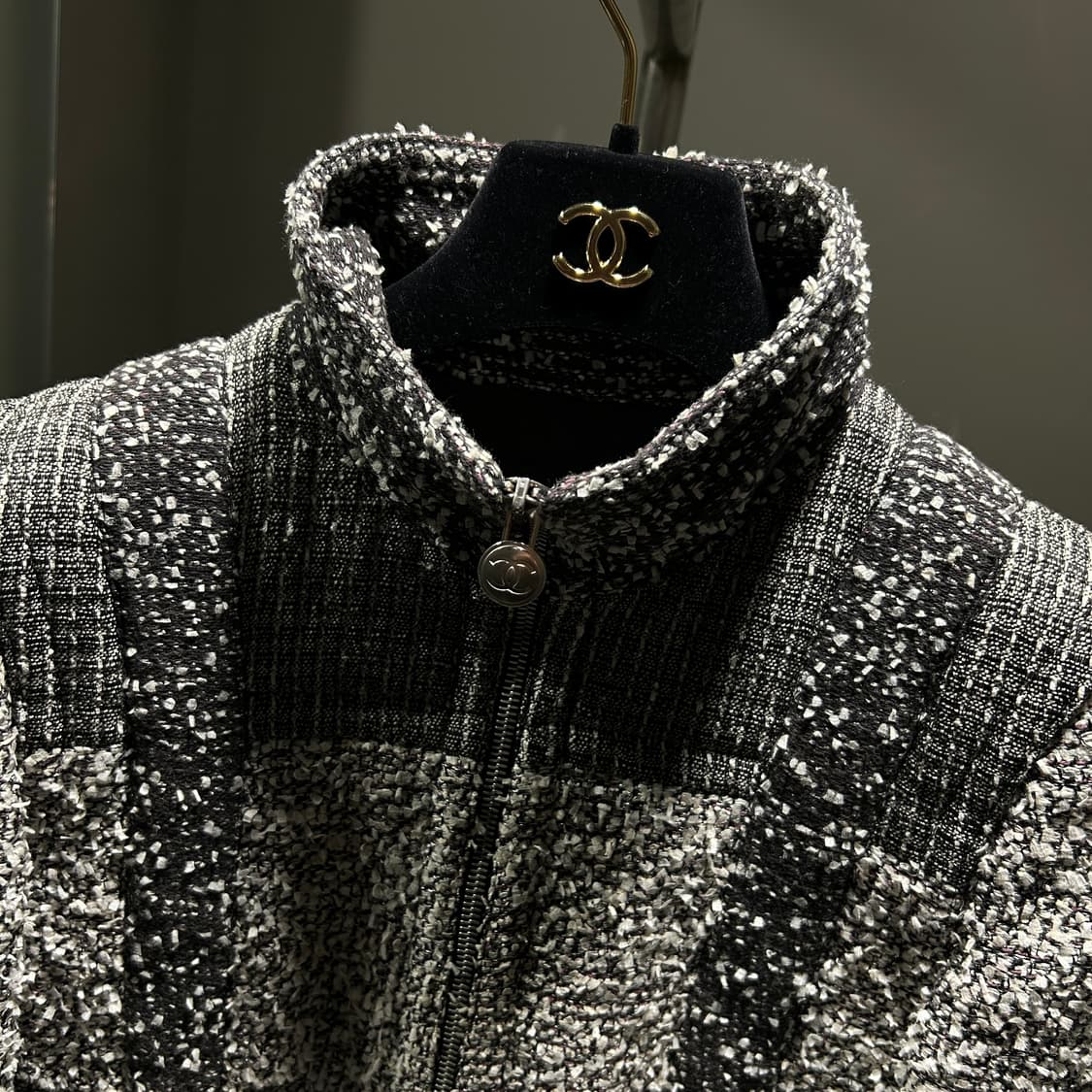 샤넬 펀믹스 집업 트위드 자켓 상품이미지3