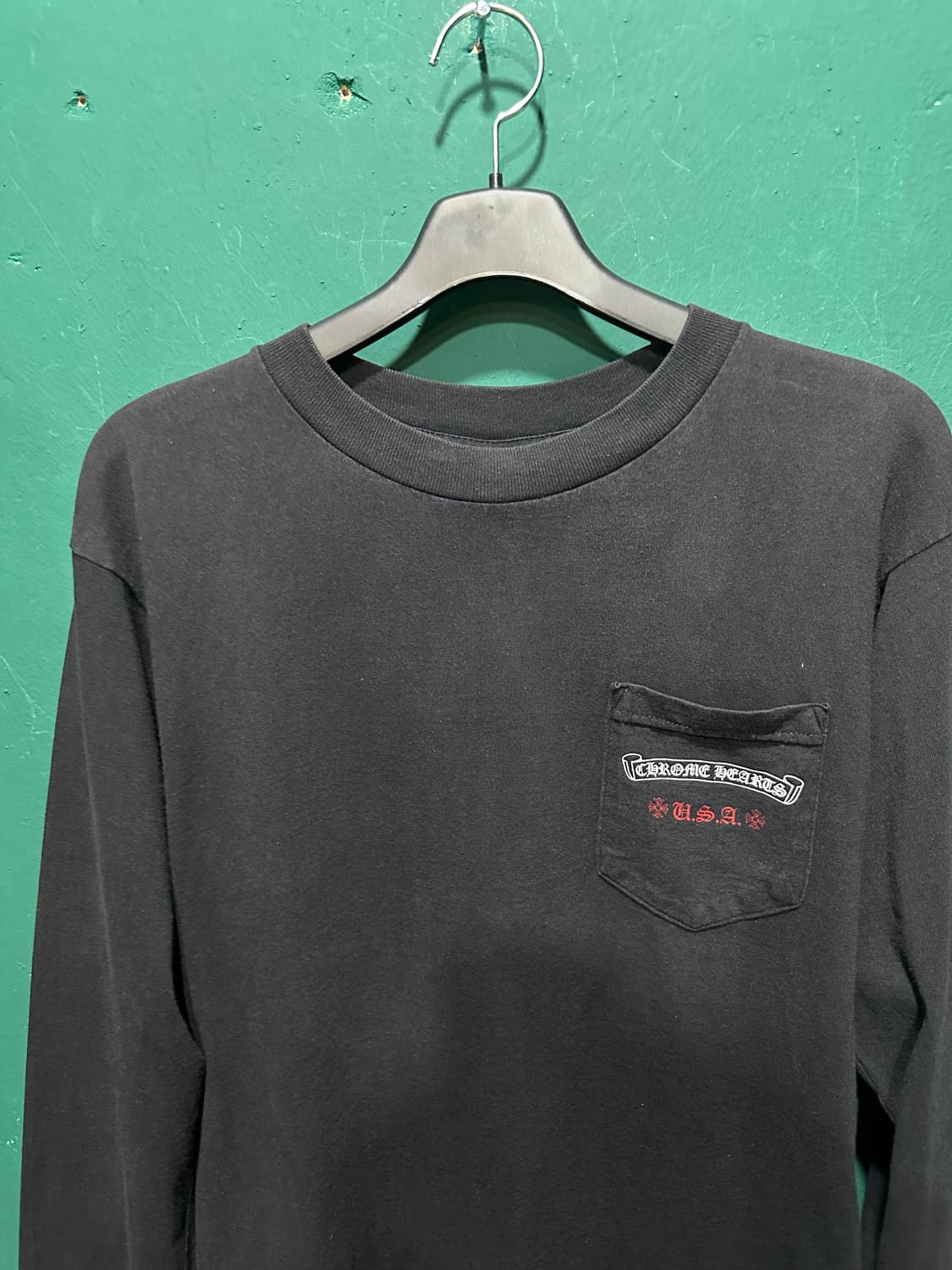 크롬하츠 아메리칸 플레그 긴팔티M 상품이미지2