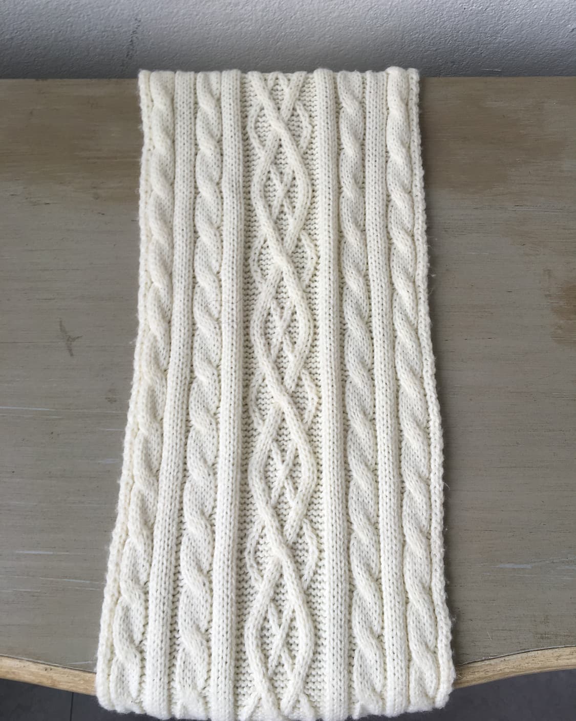  pom pom cable pattern muffler 상품이미지4