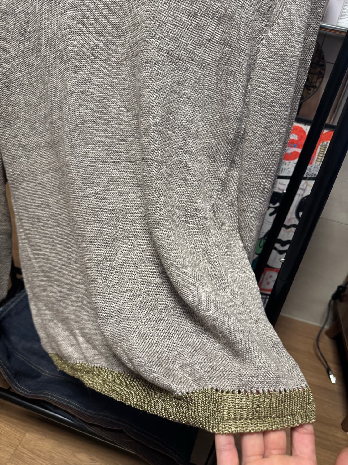 꼼데가르송 셔츠라인 니트 상품이미지2