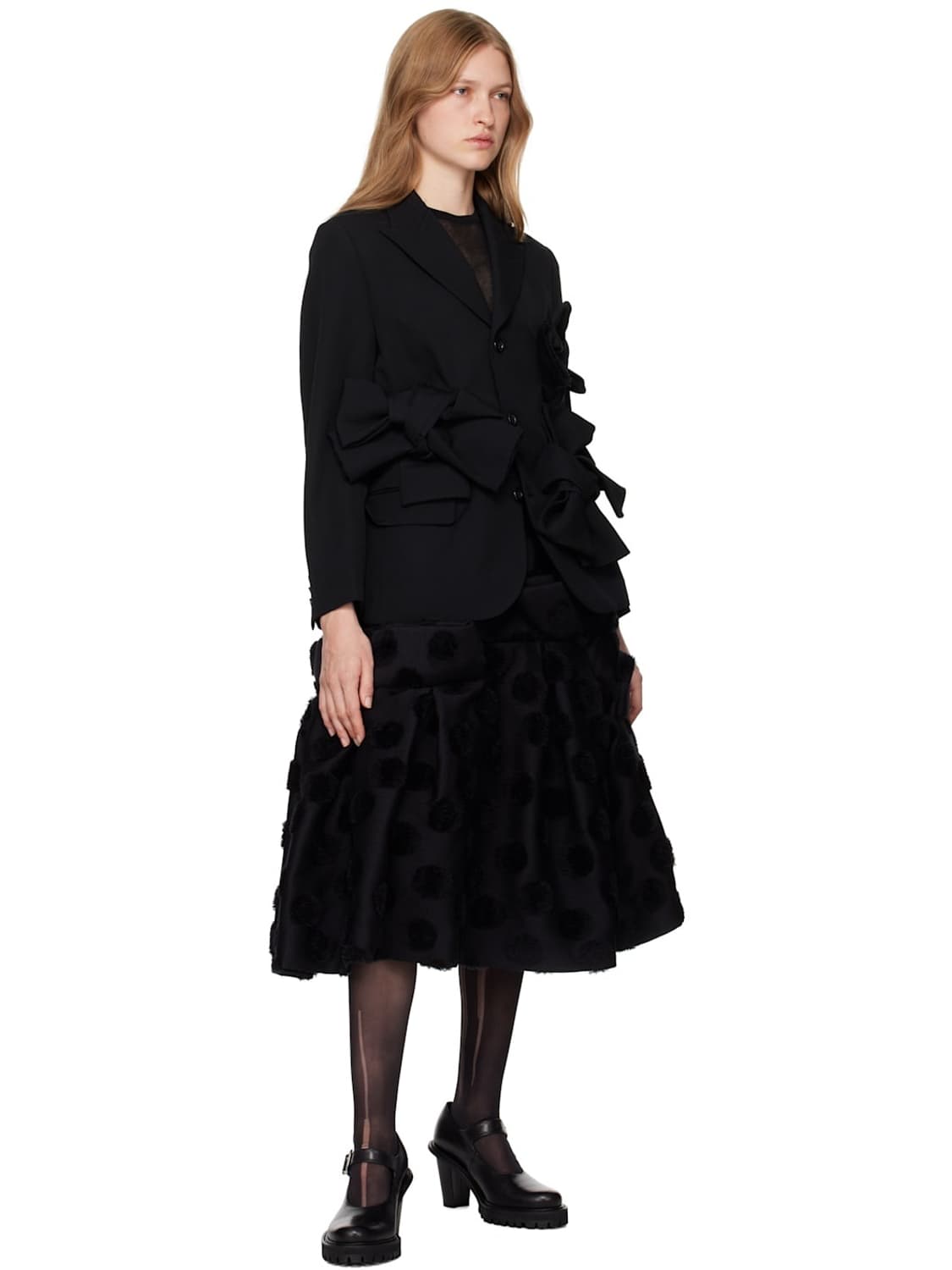 24aw Ribbon applique Blazer 상품이미지4