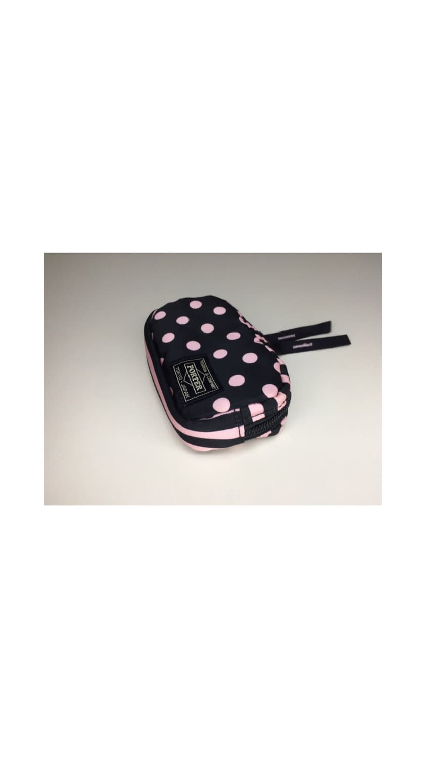 porter 포터 x 피치존 콜라보 핑크 도트 땡땡이 지갑 상품이미지5