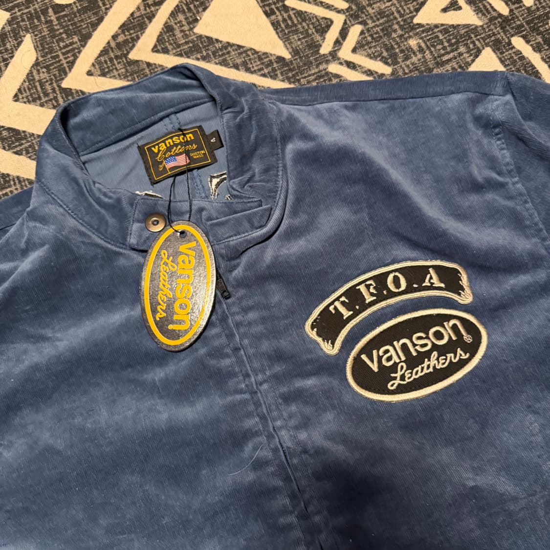 Vanson x T.F.O.A 무장전선 코듀로이 라이더 자켓 상품이미지5