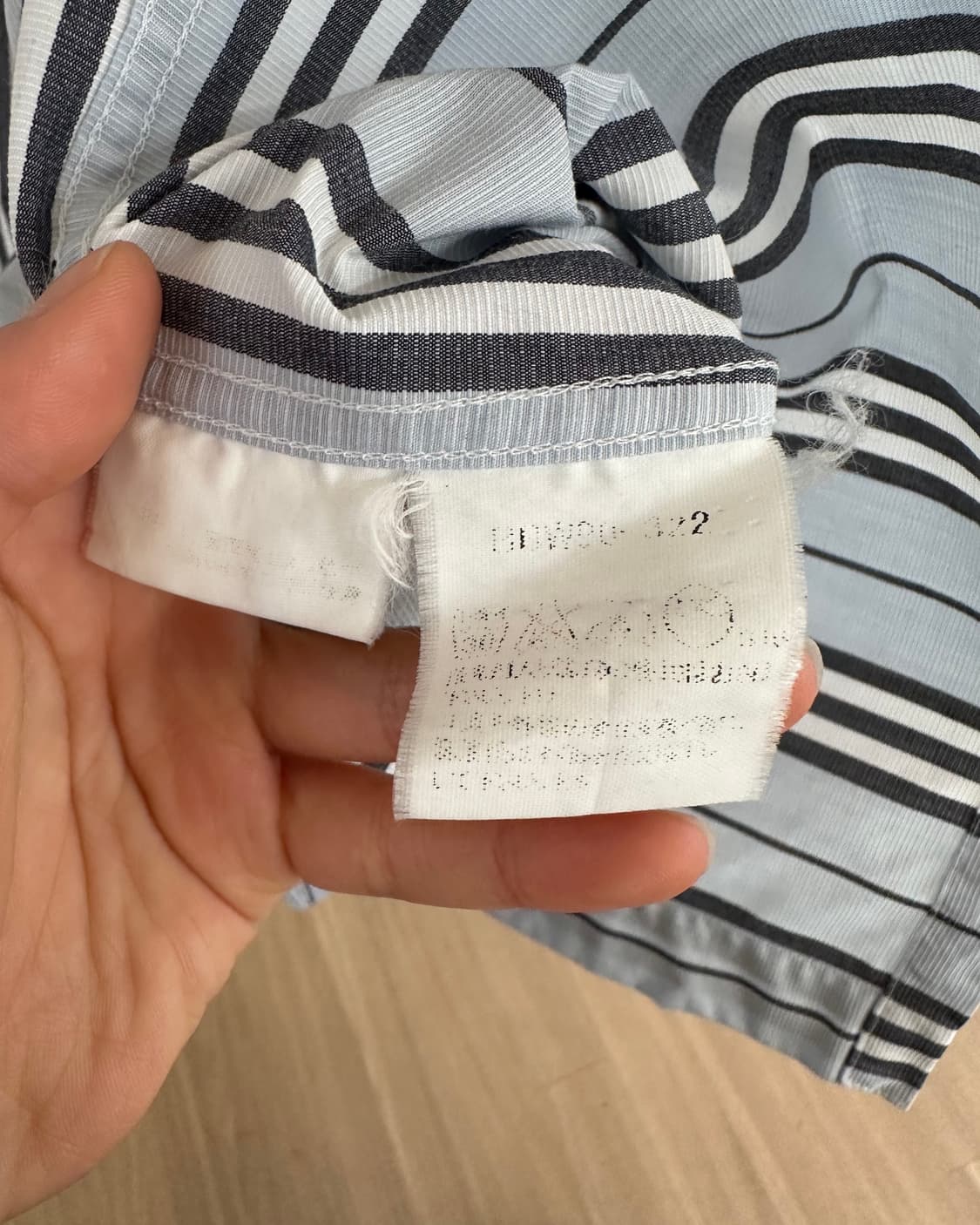 버버리 블루 노바 스트라이프 포켓 코튼 셔츠  상품이미지8