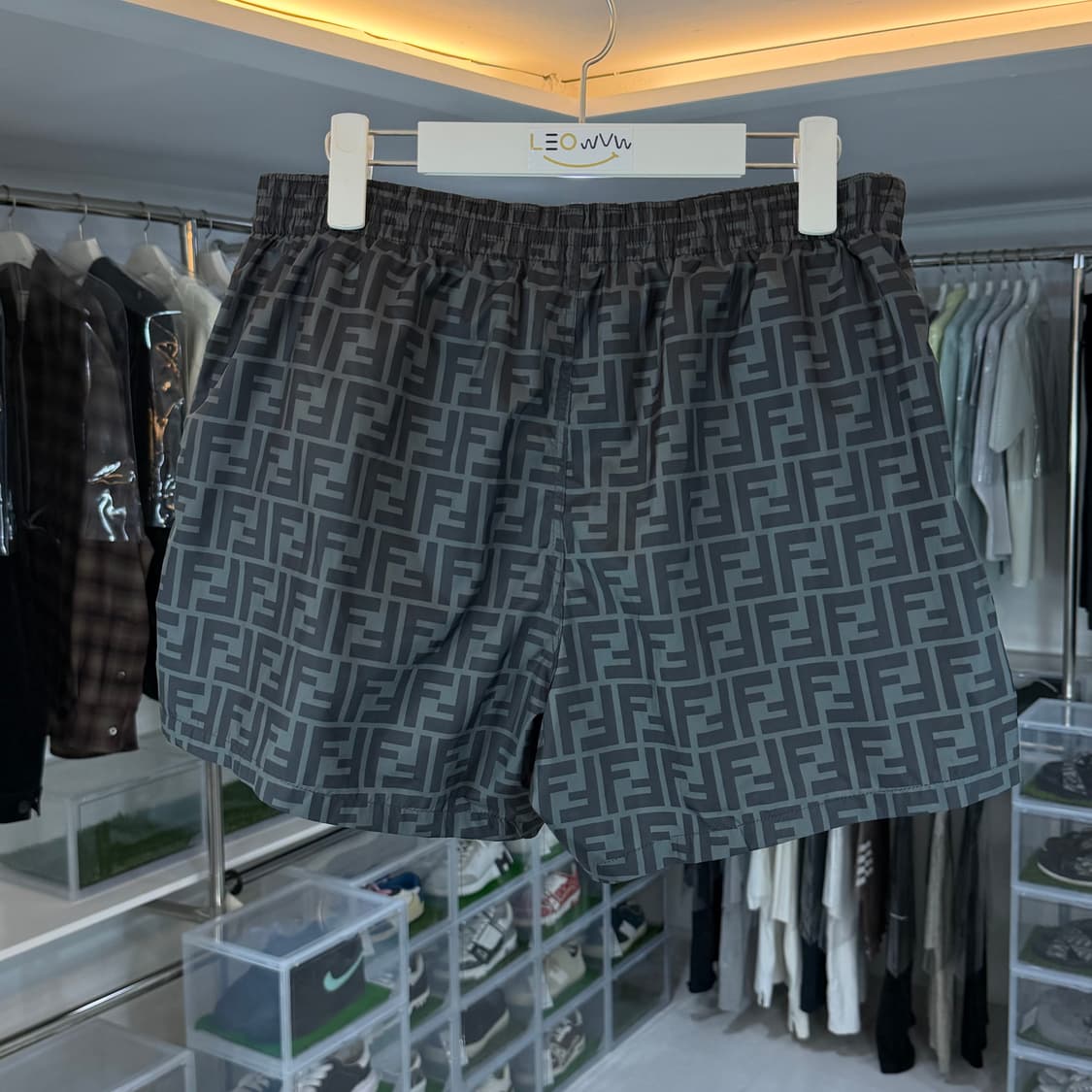 [리오브] 펜디 FF 로고 스윔팬츠 반바지 상품이미지2