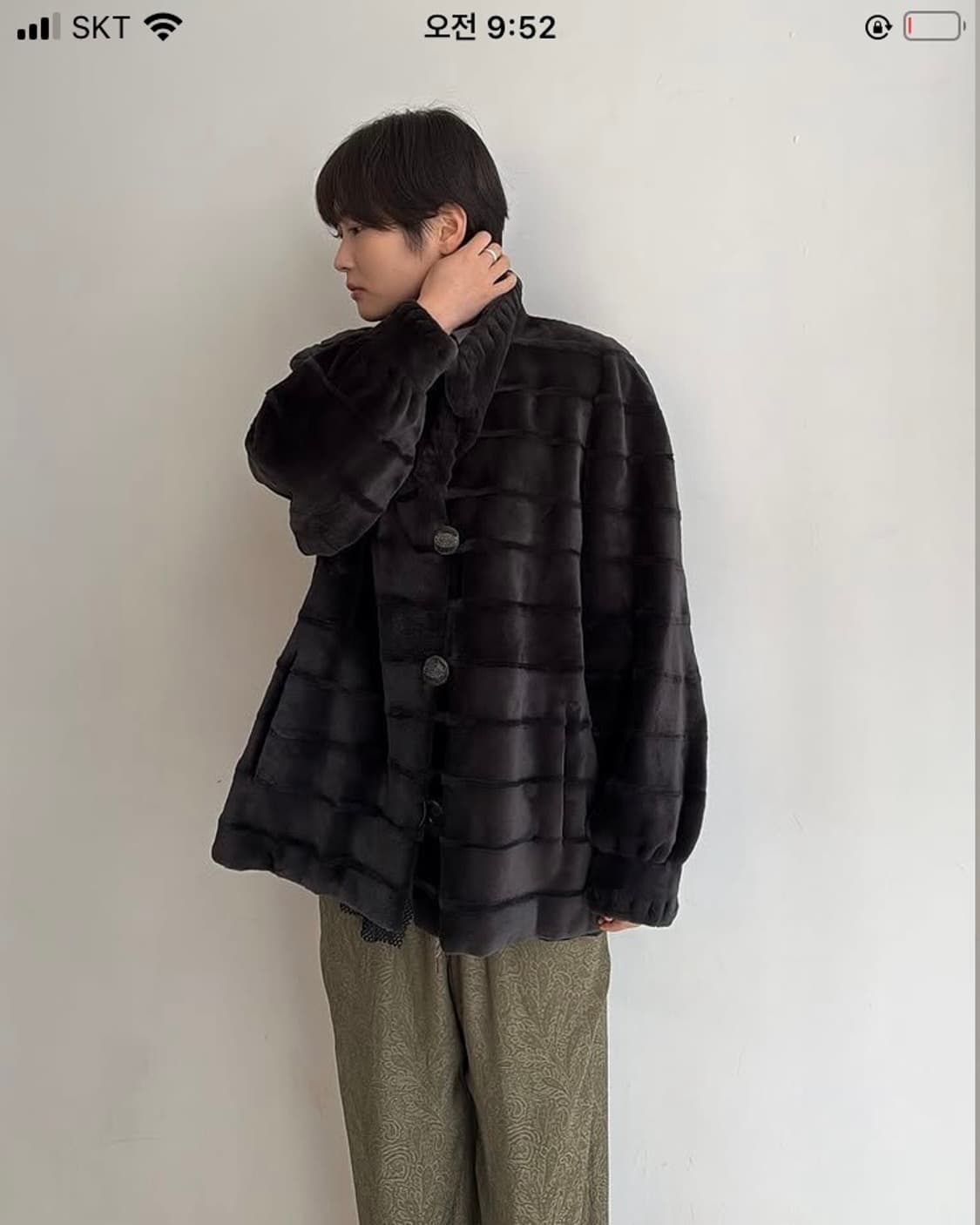 리버시블 rex fur jacket 낙원빈티지 상품이미지8