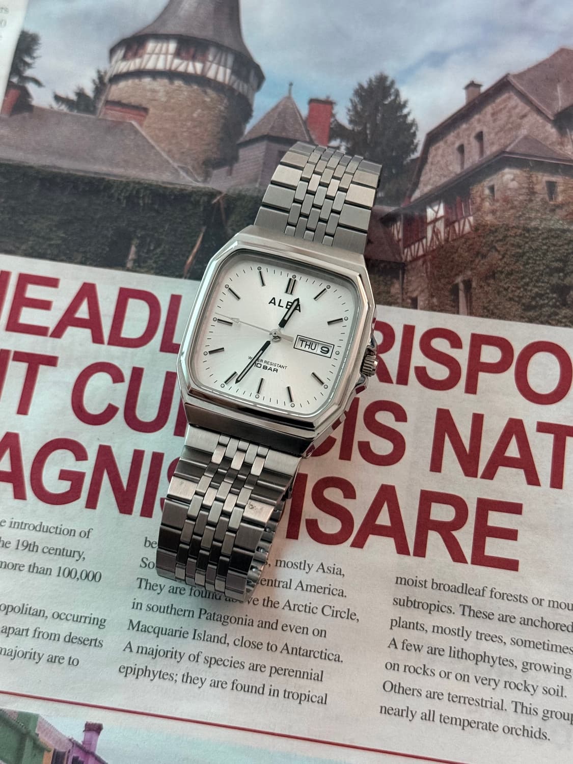 Seiko 세이코 ALBA 스퀘어 데이-데이트 상품이미지2