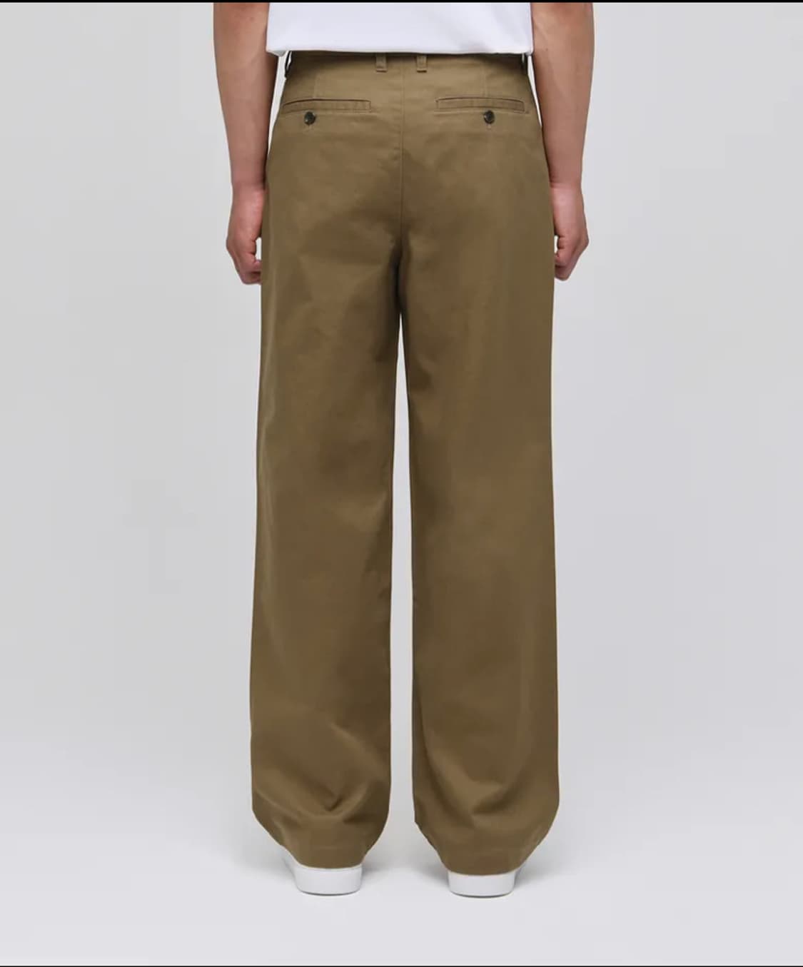 와이드 치노 팬츠 (라이트 브라운) 상품이미지2
