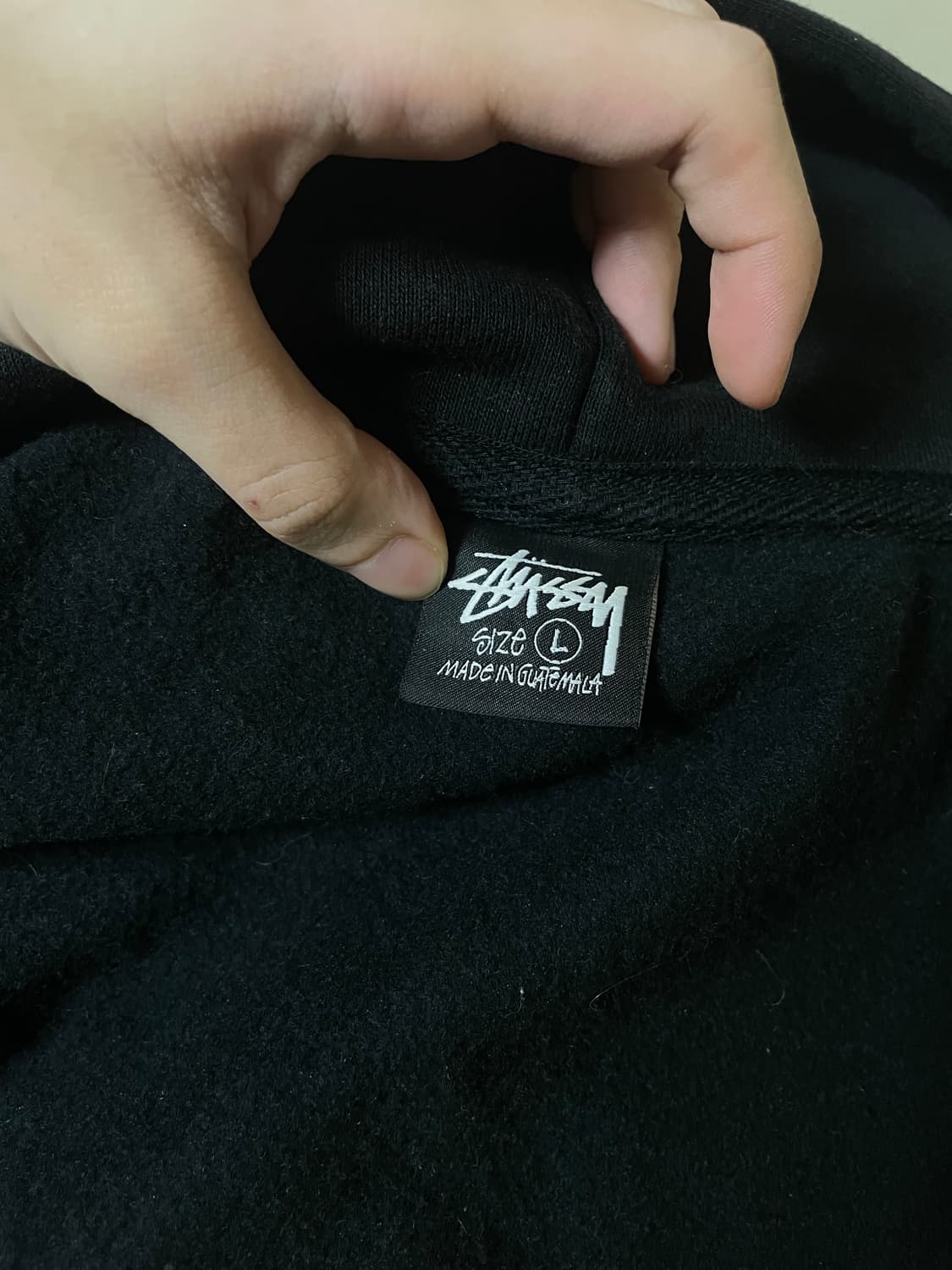 스투시 스탁 후드집업 블랙 L사이즈 판매 상품이미지10