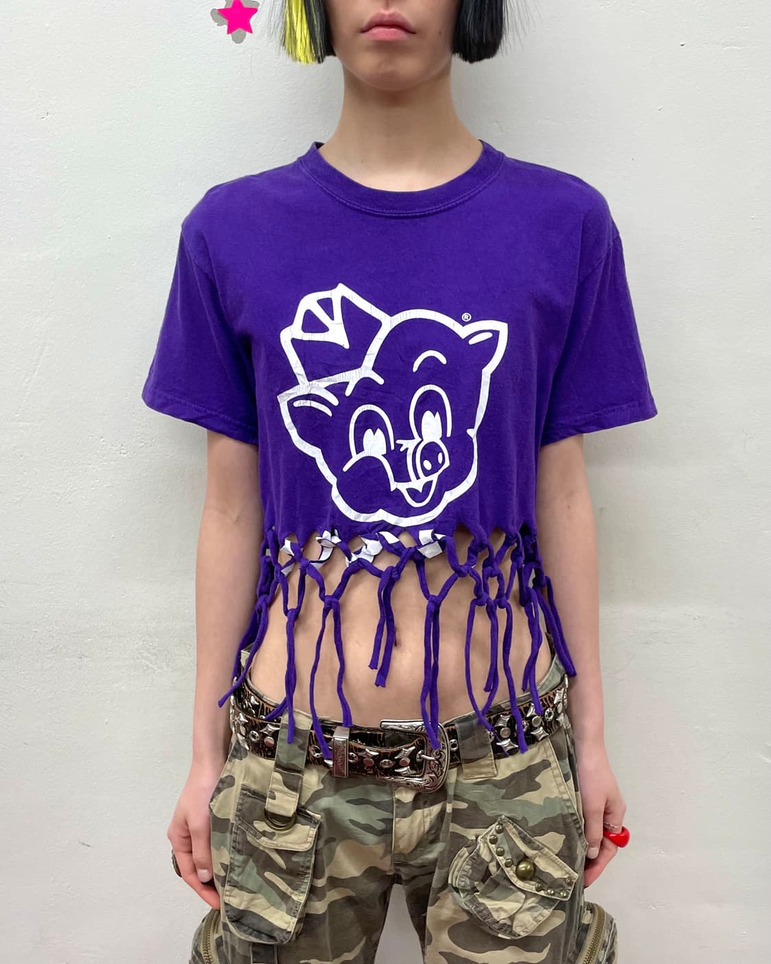 Twisted Fringe Purple T-shirt 상품이미지1