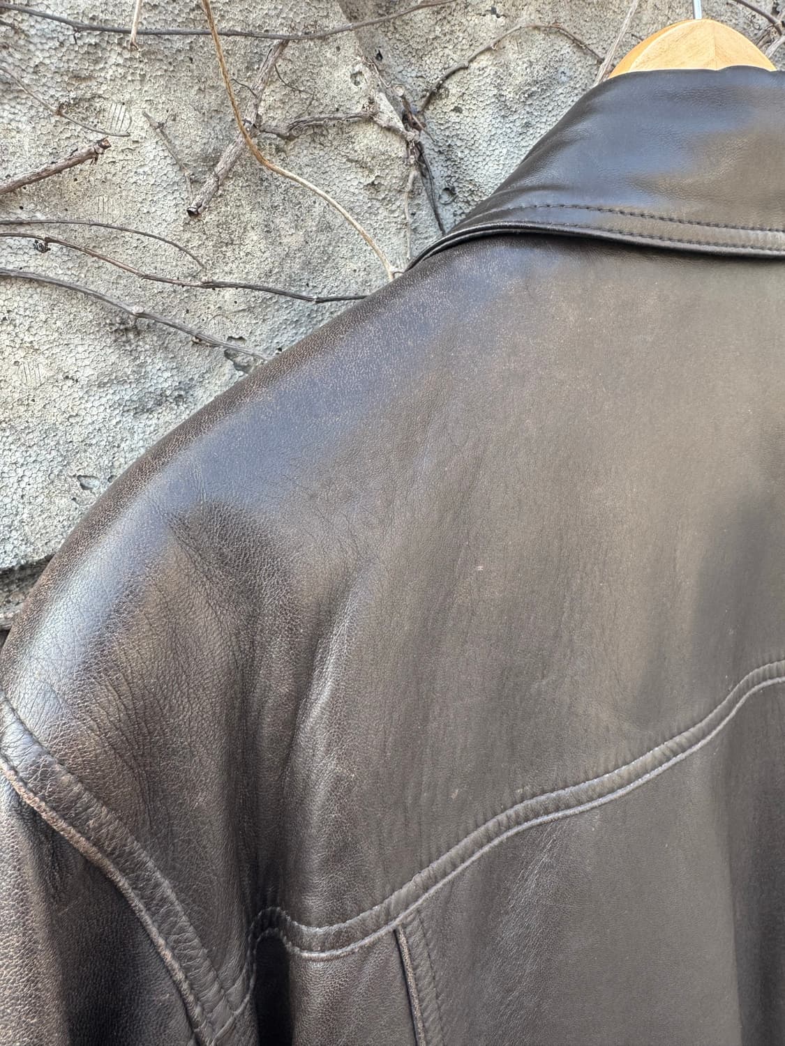 90s 런던포그 빈티지 국내생산 양가죽 레더 가죽 자켓 상품이미지8