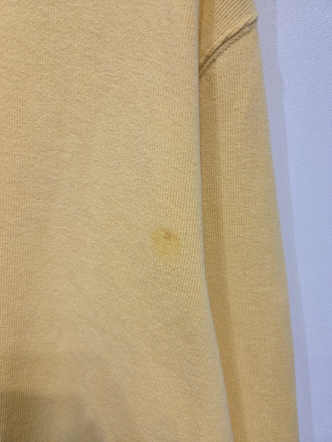 폴로 랄프로렌 코튼 옐로우 하프집업 니트 상품이미지7