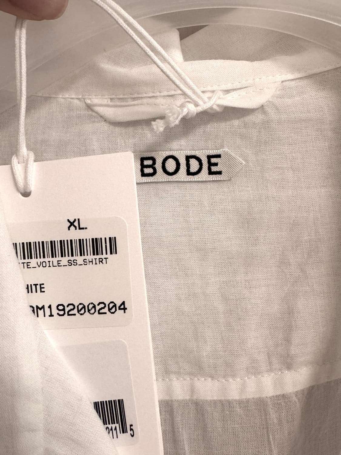 Bode 화이트 반팔 셔츠 상품이미지8