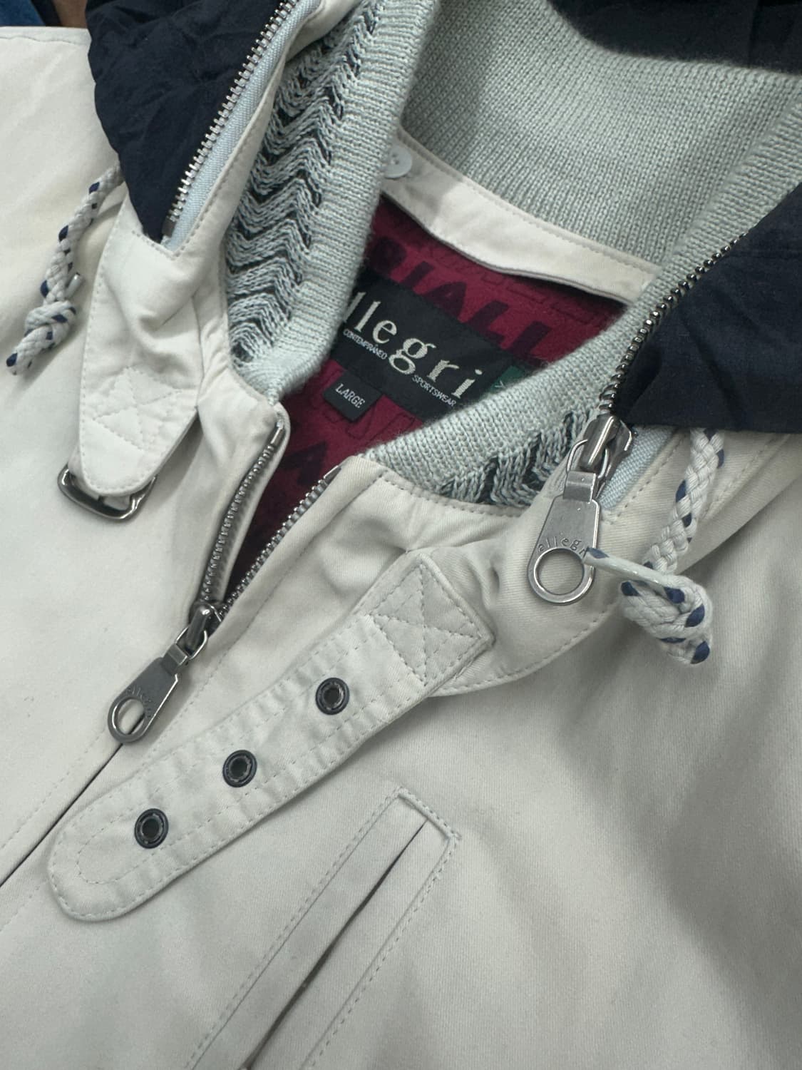 90s Allegri 봄버 자켓 L 상품이미지6