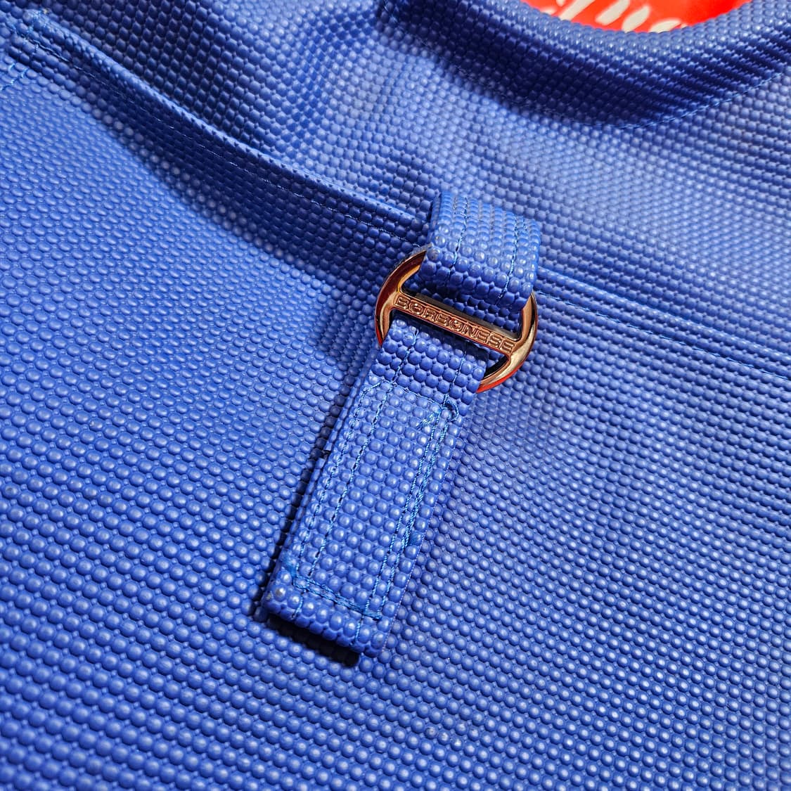 보르보네제 블루 텍스처 로고 빅 쇼퍼백 47 x 38 size 상품이미지3
