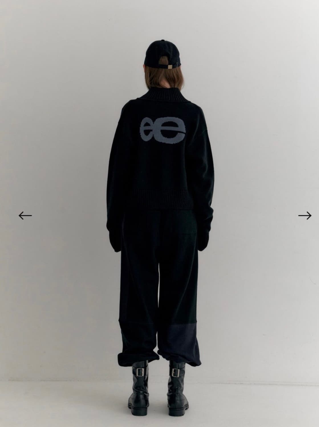 엔조블루스 니트 집업 상품이미지2