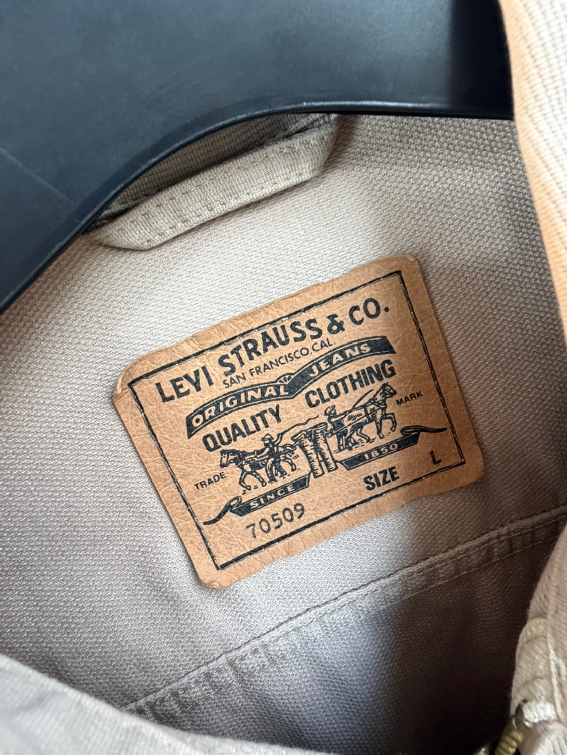 90s 리바이스 70509 코듀로이 워크 자켓 상품이미지6