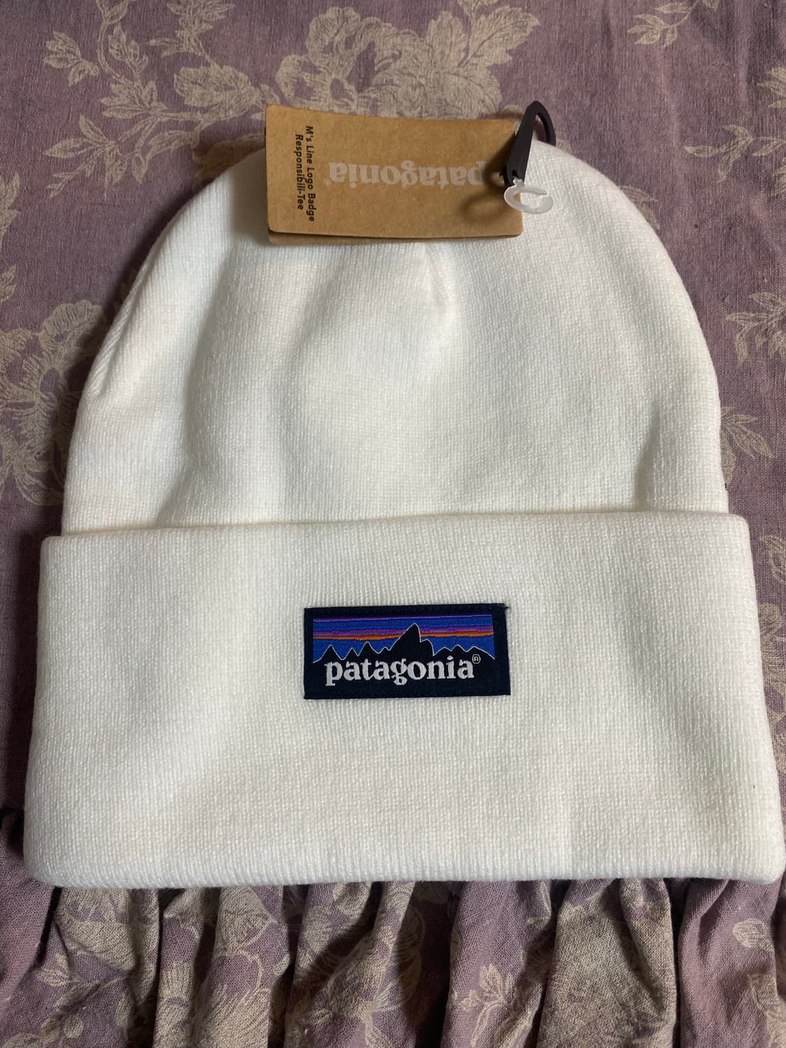 파타고니아 비니 화이트 새상품 상품이미지1