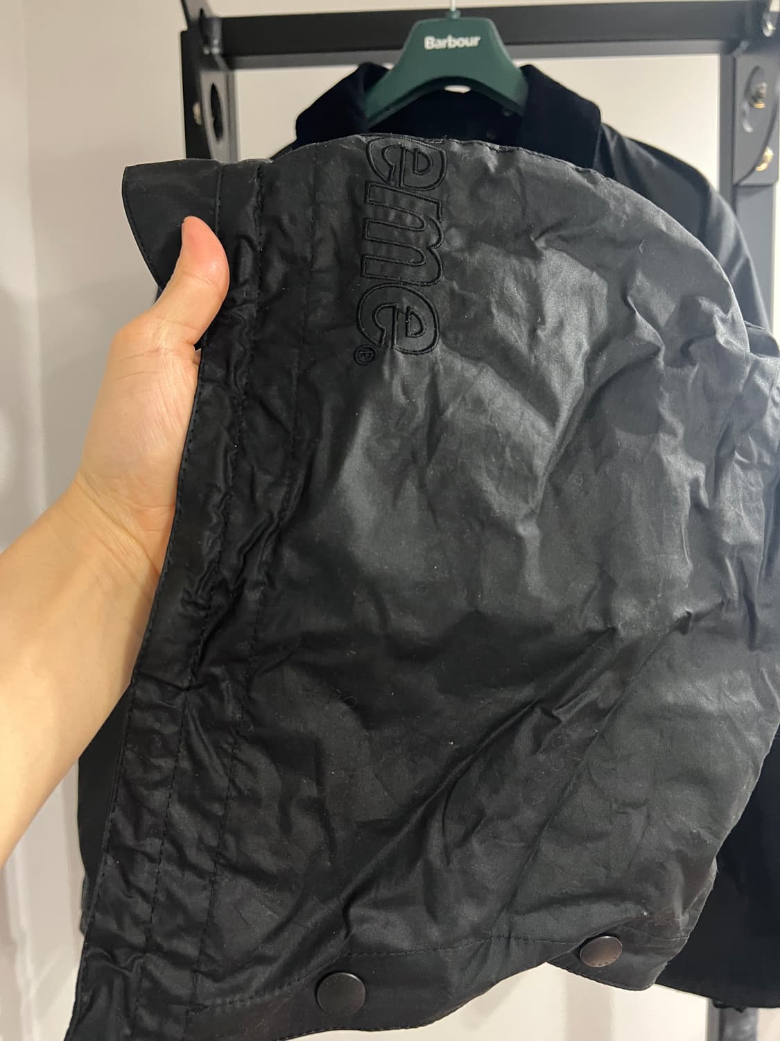 슈프림 X 바버 라이트웨이트 왁스드 코튼 필드 자켓 상품이미지6