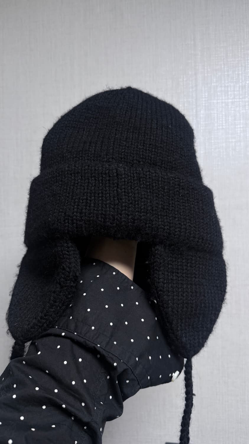 넘버나인 08aw 이어플랩 니트캡  상품이미지2