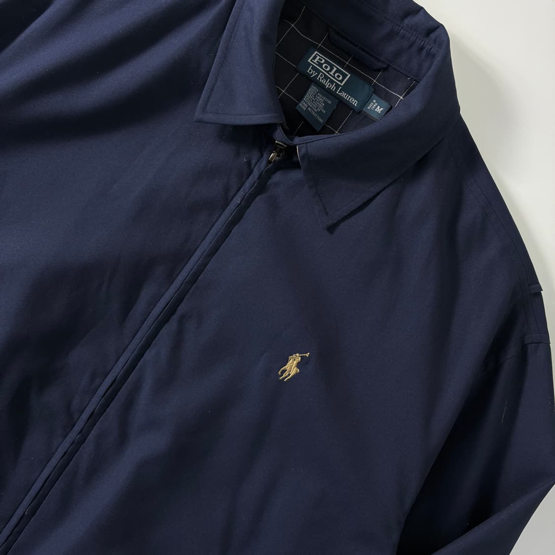 Polo  폴로 랄프로렌 자수 네이비 폴리쉘 블루종 자켓   상품이미지4