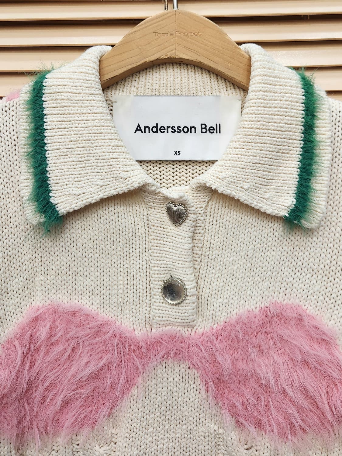 앤더슨벨 란제리 인타르시아 니트탑XS 상품이미지2