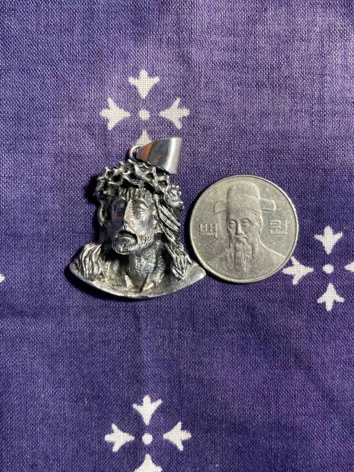 Vintage 925 Silver Jesus Pendant 상품이미지7