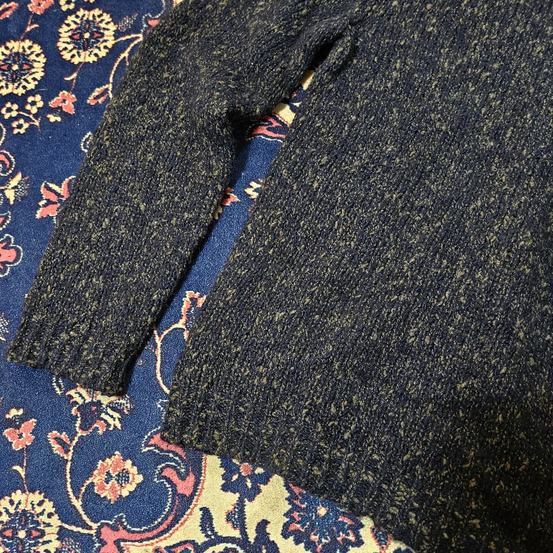 솔리드옴므(SOLID) 하이넥 버튼 스웨터 니트 48size 상품이미지5