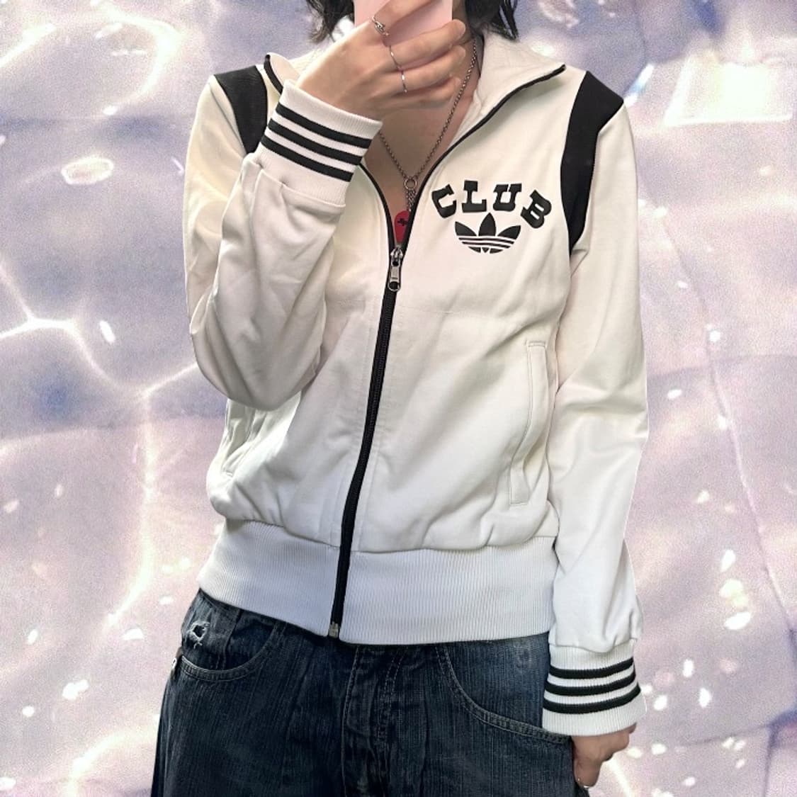 00s 아디다스 올드스쿨 클럽 져지 화이트 대장 90 상품이미지2