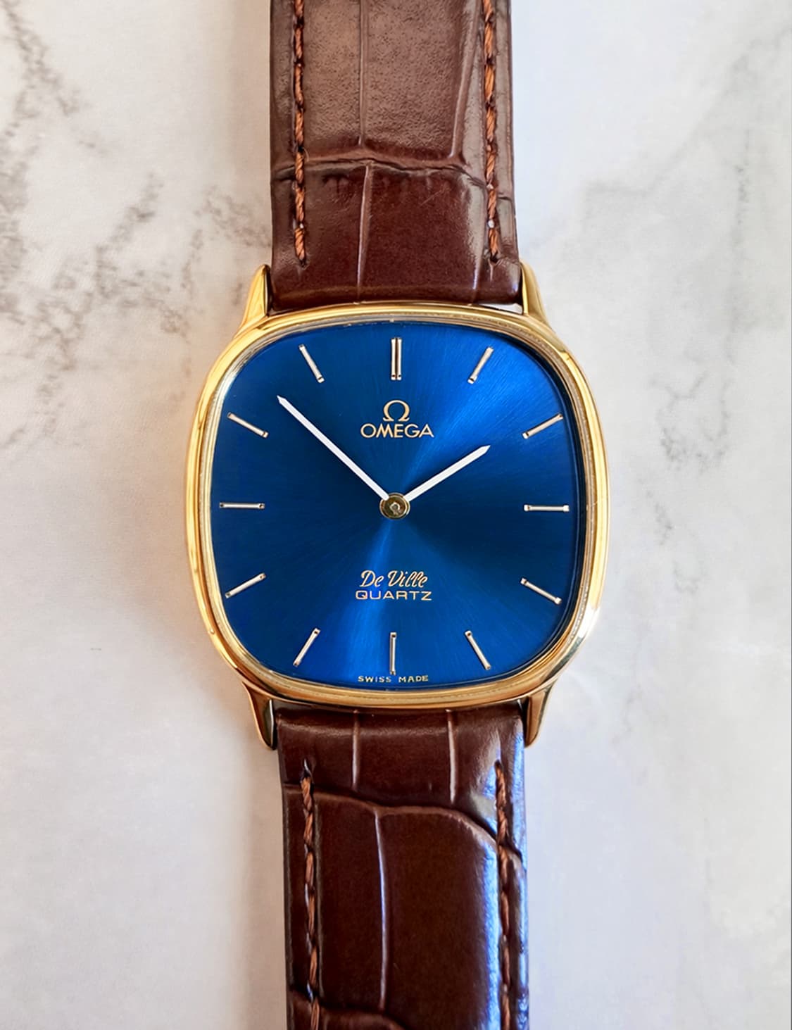 오메가 드빌 엘립스 블루 금장 민트급 빈티지 시계 상품이미지1