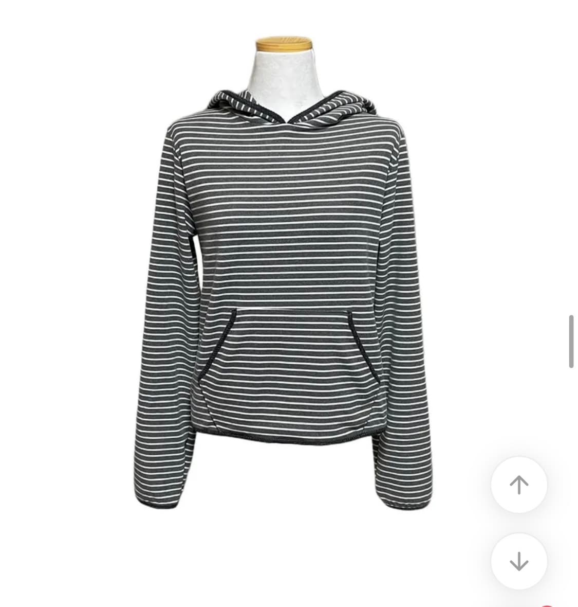 스트라이프 후드티 상품이미지1