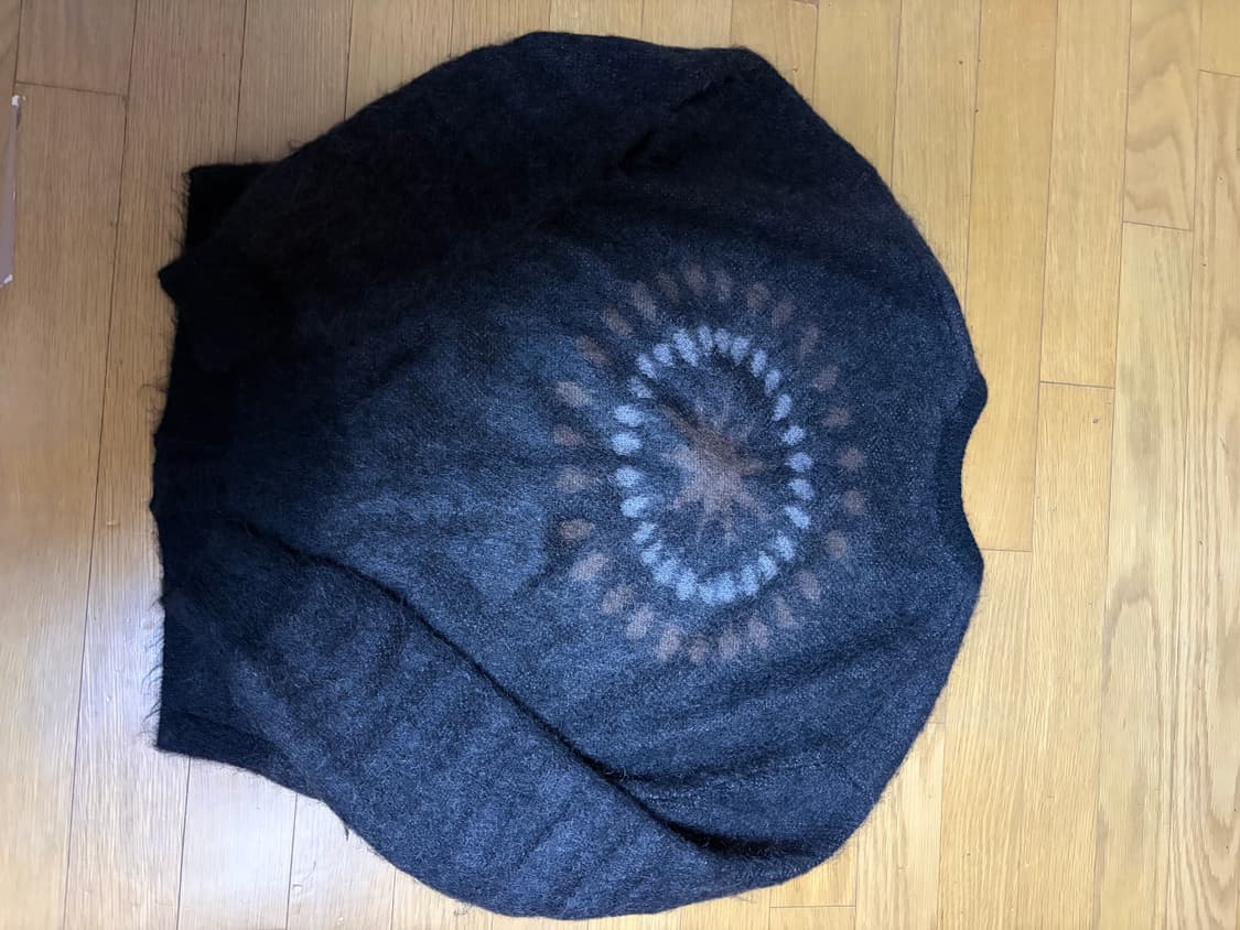 [2] 해칭룸 하나비 모헤어 가디건 블랙 상품이미지3