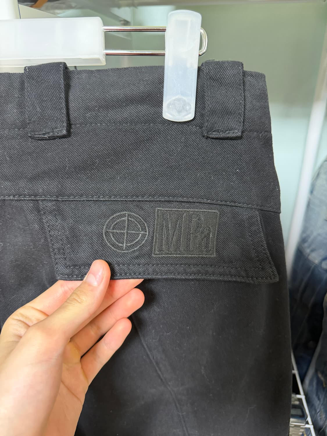 플라스틱 프로덕트 지퍼팬츠(M) 상품이미지6