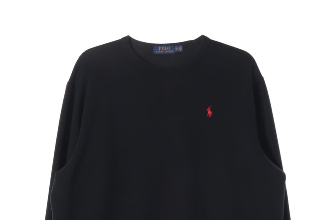 폴로 랄프로렌 클래식 기모 맨투맨 블랙 XL 상품이미지3