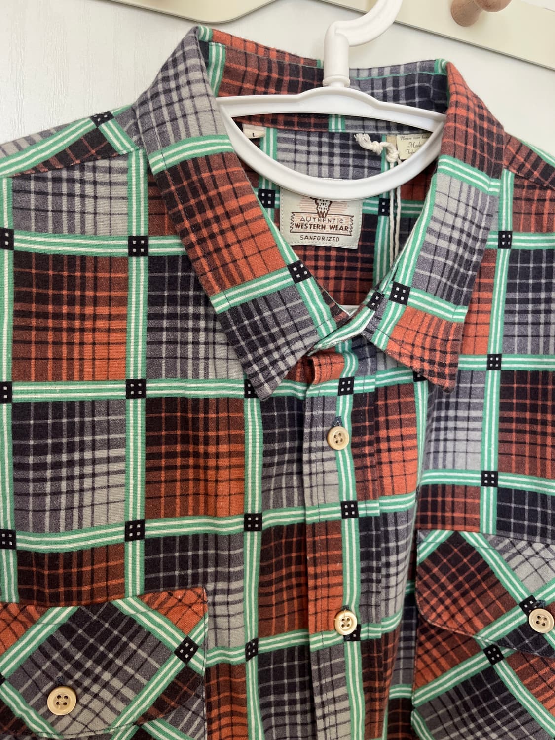 리바이스빈티지클로딩 lvc1950 숏혼 민트그린  셔츠 L사이즈 상품이미지2