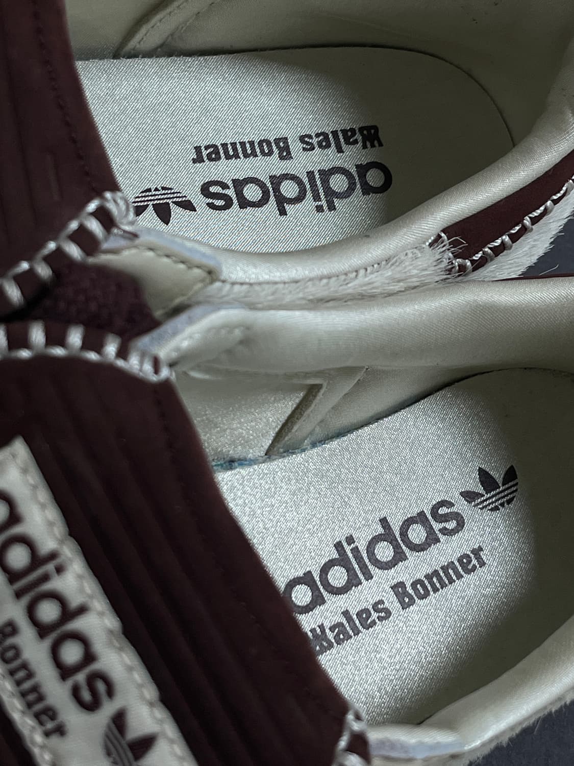 아디다스 x 웨일스 보너 포니 토널 삼바 크림 화이트 미스테리 브라운 상품이미지3