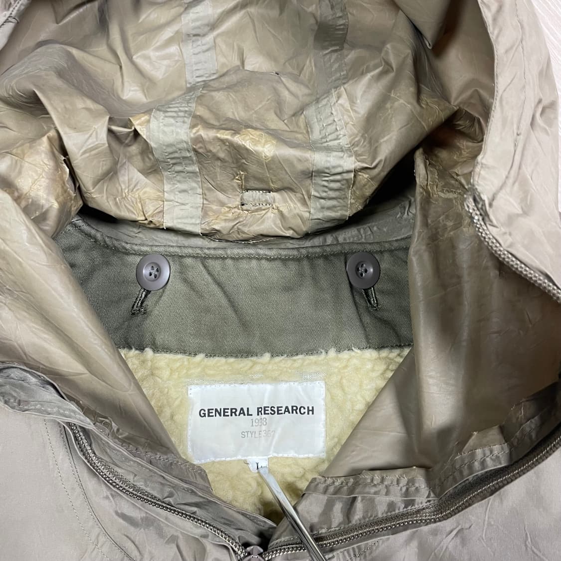 🕑general research 1998”parasite”anorak 상품이미지3