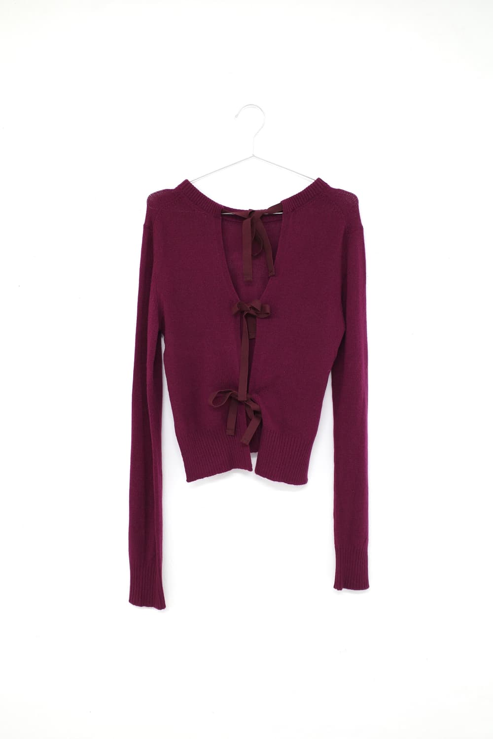 Prada Burgundy Cardigan 상품이미지1