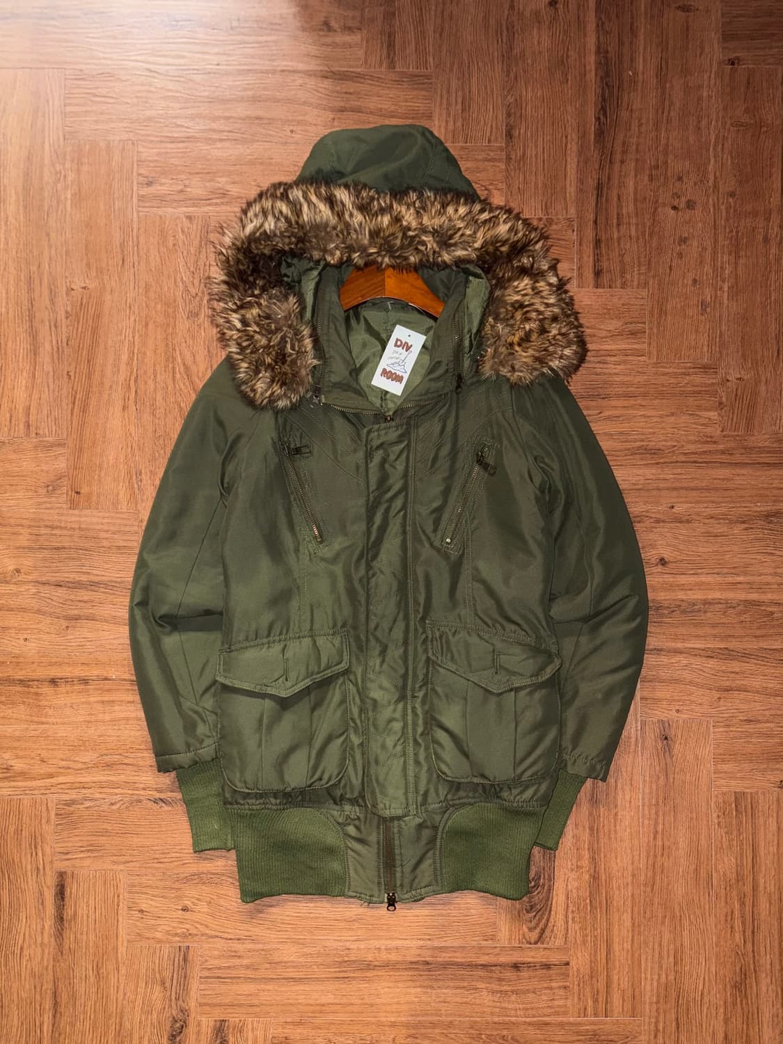 일본빈티지 디테일 야상패딩 상품이미지5