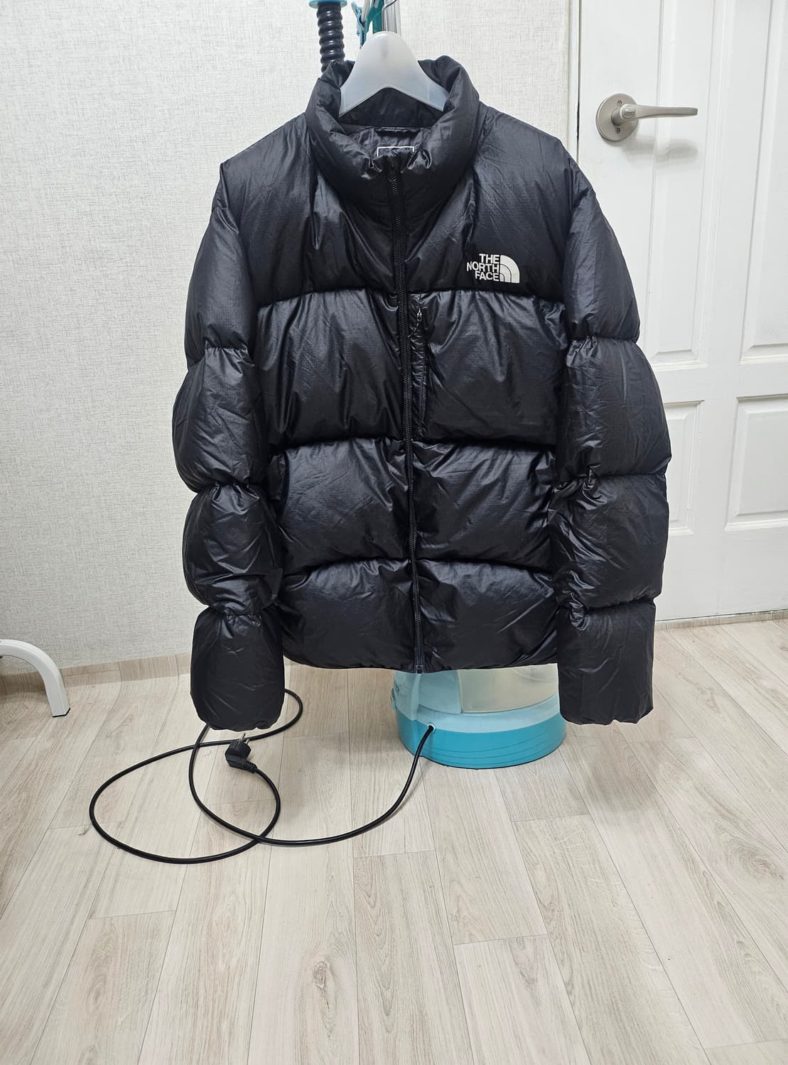 (105)XL☆우주매물☆노스페이스 테크팩 RDS 눕시[블랙] 구스다운패딩 상품이미지1