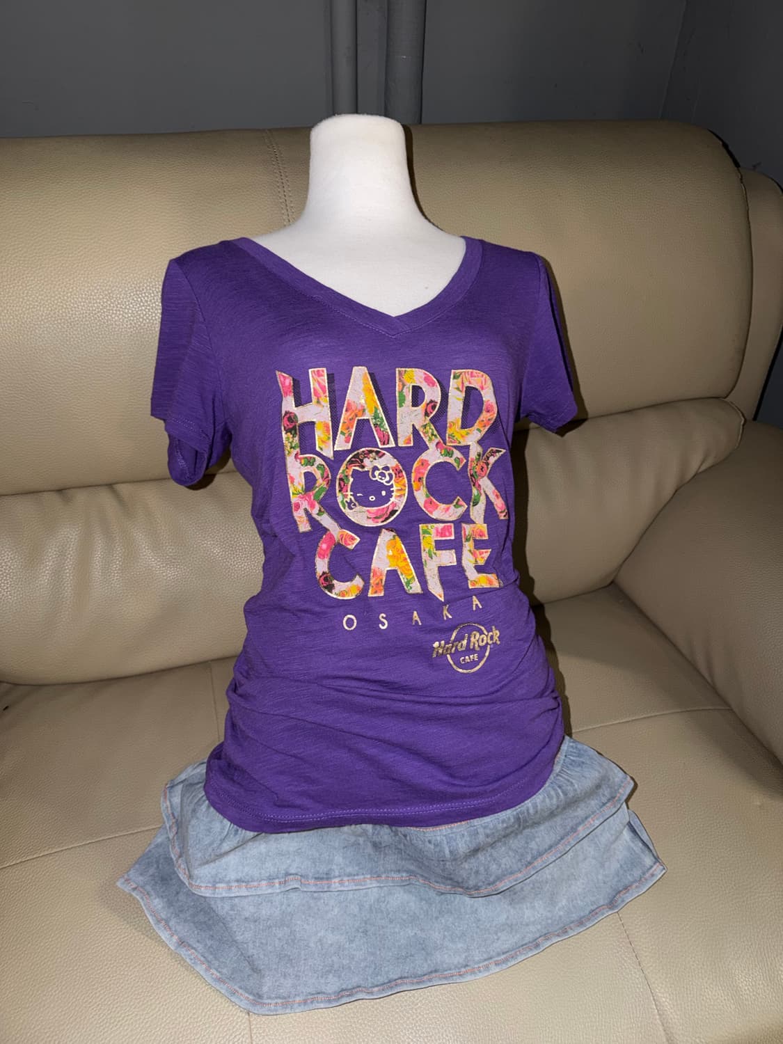 Hard rock cafe X hello kitty t-shirt  상품이미지1